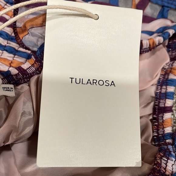 TULAROSA Ingrid Dress In Navy Multi - Picture 13 of 15